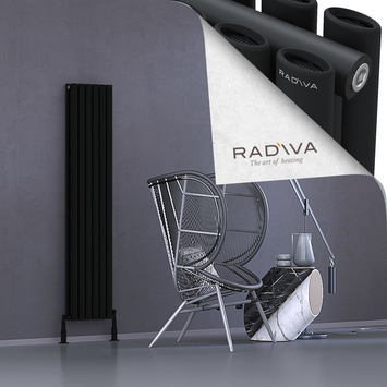 Radiva - Tano Radiateur En Aluminium 1600x340 Noir