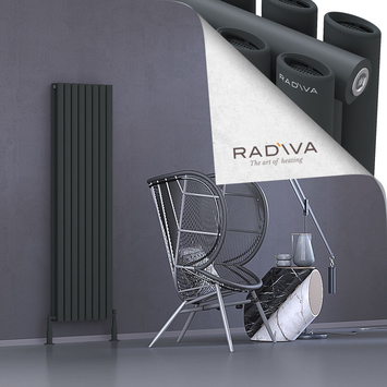 Radiva - Tano Radiateur En Aluminium 1600x456 Anthracite Foncé