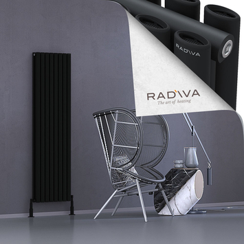 Radiva - Tano Radiateur En Aluminium 1600x456 Noir