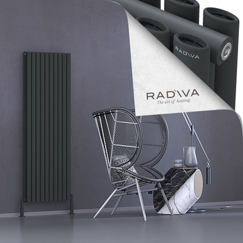 Radiva - Tano Radiateur En Aluminium 1600x572 Anthracite Foncé
