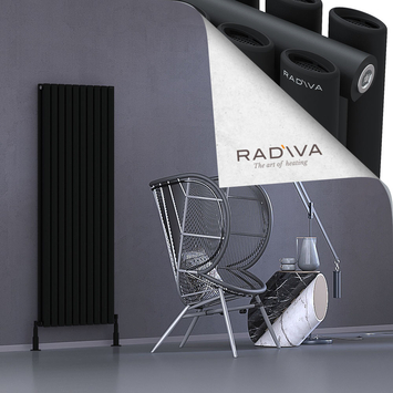 Radiva - Tano Radiateur En Aluminium 1600x572 Noir