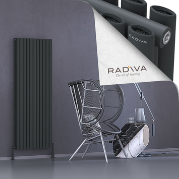 Radiva - Tano Radiateur En Aluminium 1600x630 Anthracite Foncé