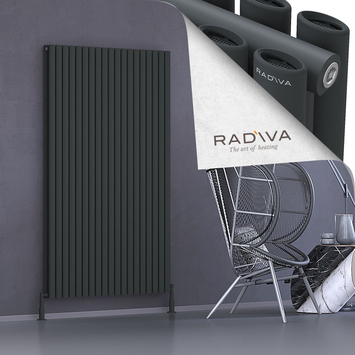 Radiva - Tano Radiateur En Aluminium 1800x1094 Anthracite Foncé