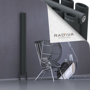 Radiva - Tano Radiateur En Aluminium 1800x166 Anthracite Foncé