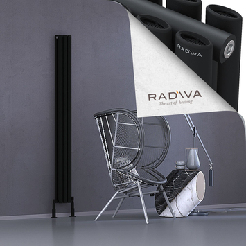 Radiva - Tano Radiateur En Aluminium 1800x166 Noir