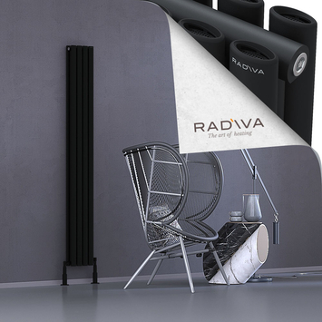 Radiva - Tano Radiateur En Aluminium 1800x224 Noir
