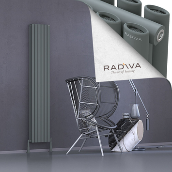 Radiva - Tano Radiateur En Aluminium 1800x340 Anthracite