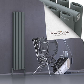 Tano Radiateur En Aluminium 1800x398 Anthracite - Thumbnail