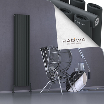 Radiva - Tano Radiateur En Aluminium 1800x456 Anthracite Foncé
