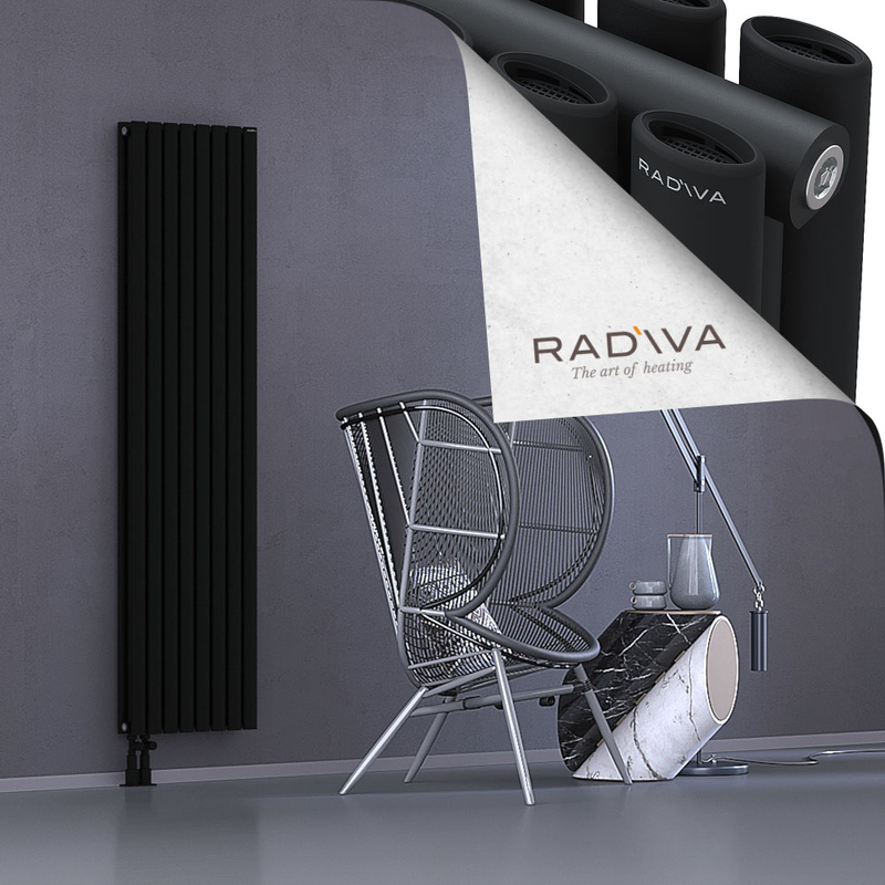 Tano Radiateur En Aluminium 1800x456 Noir