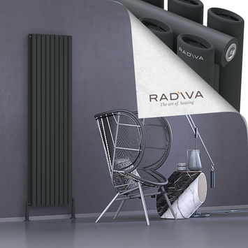 Radiva - Tano Radiateur En Aluminium 1800x514 Anthracite Foncé