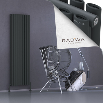 Radiva - Tano Radiateur En Aluminium 1800x572 Anthracite Foncé