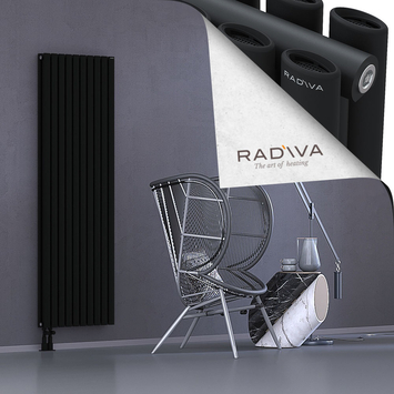 Tano Radiateur En Aluminium 1800x572 Noir - Thumbnail