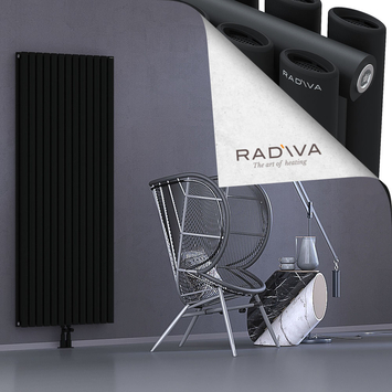 Tano Radiateur En Aluminium 1800x746 Noir - Thumbnail