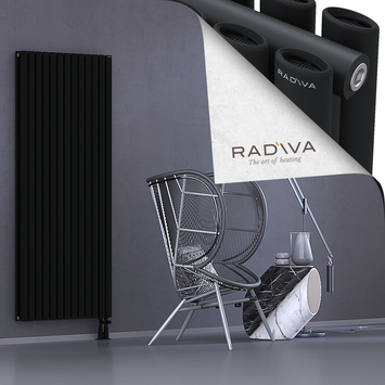 Tano Radiateur En Aluminium 1800x746 Noir - Thumbnail
