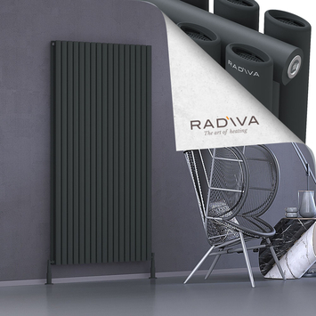 Radiva - Tano Radiateur En Aluminium 1800x978 Anthracite Foncé