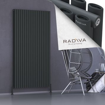 Radiva - Tano Radiateur En Aluminium 1900x1094 Anthracite Foncé
