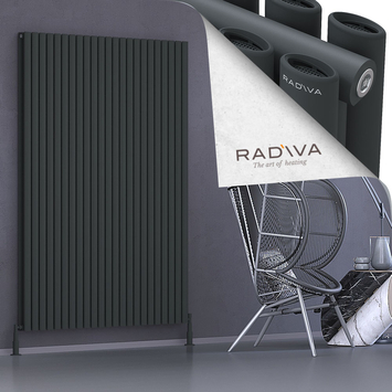 Radiva - Tano Radiateur En Aluminium 1900x1326 Anthracite Foncé