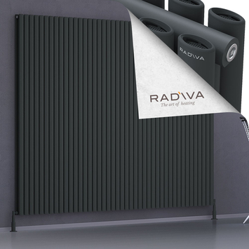 Radiva - Tano Radiateur En Aluminium 1900x2486 Anthracite Foncé