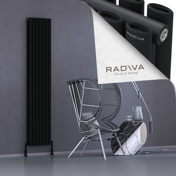 Radiva - Tano Radiateur En Aluminium 1900x398 Noir