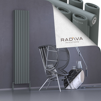 Radiva - Tano Radiateur En Aluminium 1900x456 Anthracite