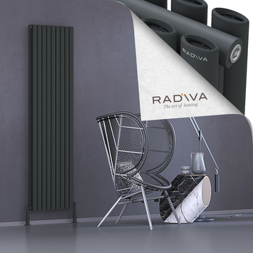 Radiva - Tano Radiateur En Aluminium 1900x514 Anthracite Foncé