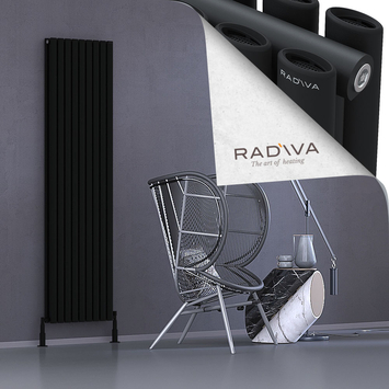 Radiva - Tano Radiateur En Aluminium 1900x514 Noir