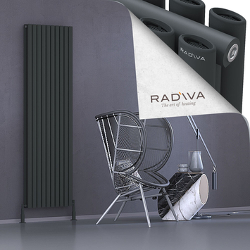 Radiva - Tano Radiateur En Aluminium 1900x572 Anthracite Foncé
