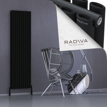 Radiva - Tano Radiateur En Aluminium 1900x572 Noir