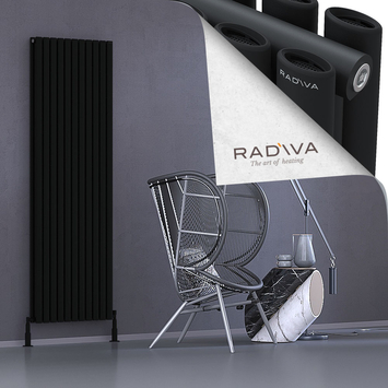 Radiva - Tano Radiateur En Aluminium 1900x630 Noir