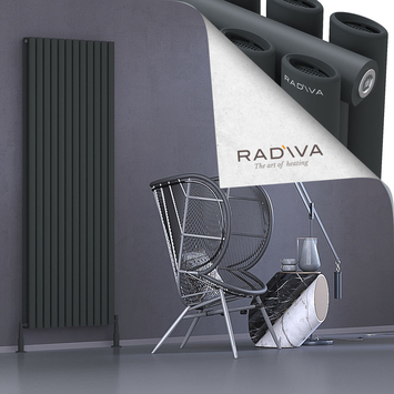 Radiva - Tano Radiateur En Aluminium 1900x688 Anthracite Foncé