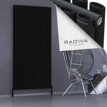 Radiva - Tano Radiateur En Aluminium 2000x1094 Noir
