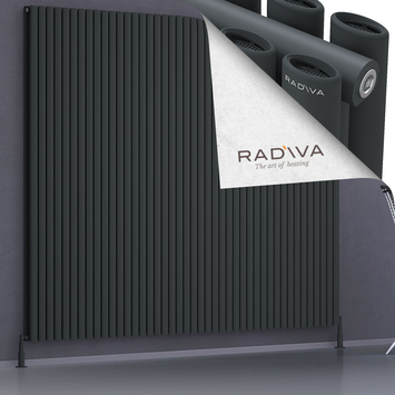 Radiva - Tano Radiateur En Aluminium 2000x2486 Anthracite Foncé