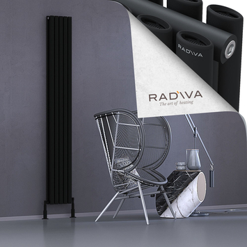 Radiva - Tano Radiateur En Aluminium 2000x282 Noir