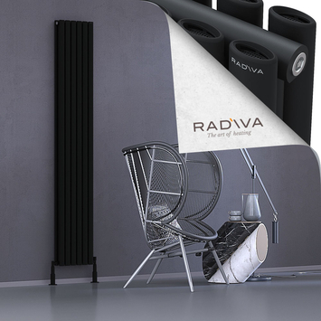 Radiva - Tano Radiateur En Aluminium 2000x340 Noir