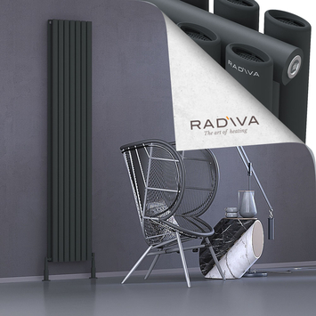 Radiva - Tano Radiateur En Aluminium 2000x398 Anthracite Foncé