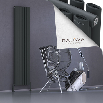 Radiva - Tano Radiateur En Aluminium 2000x456 Anthracite Foncé