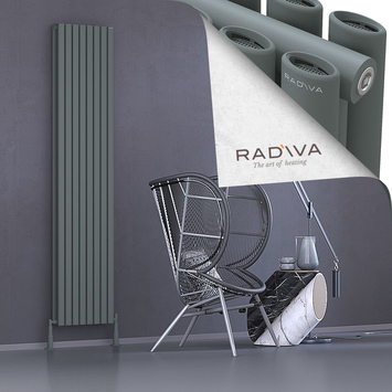 Radiva - Tano Radiateur En Aluminium 2000x456 Anthracite