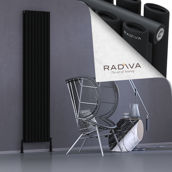 Radiva - Tano Radiateur En Aluminium 2000x456 Noir