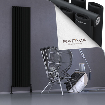 Radiva - Tano Radiateur En Aluminium 2000x514 Noir