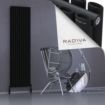 Radiva - Tano Radiateur En Aluminium 2000x572 Noir