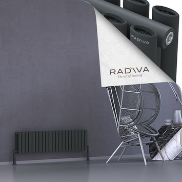 Radiva - Tano Radiateur En Aluminium 300x1210 Anthracite Foncé