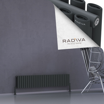 Radiva - Tano Radiateur En Aluminium 300x1616 Anthracite Foncé