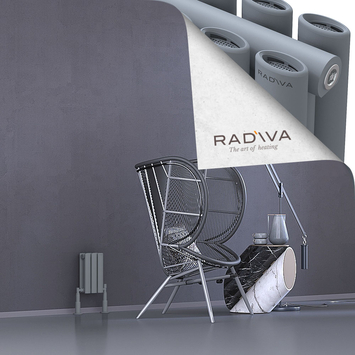 Radiva - Tano Radiateur En Aluminium 300x166 Gris