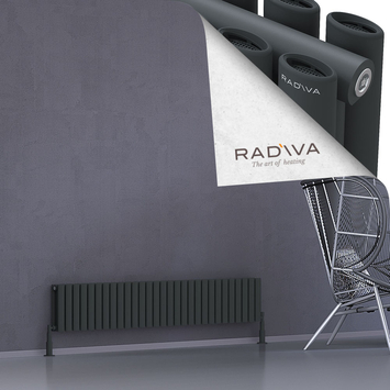 Radiva - Tano Radiateur En Aluminium 300x1674 Anthracite Foncé