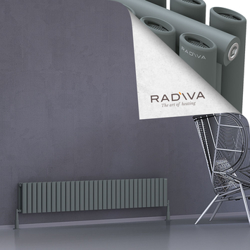 Radiva - Tano Radiateur En Aluminium 300x1848 Anthracite