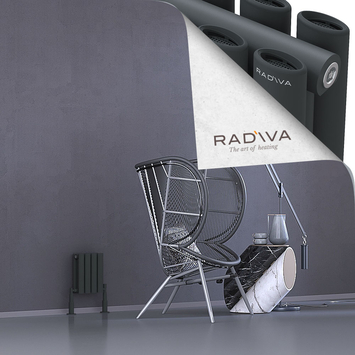 Radiva - Tano Radiateur En Aluminium 300x224 Anthracite Foncé