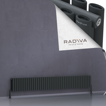 Radiva - Tano Radiateur En Aluminium 300x2370 Anthracite Foncé