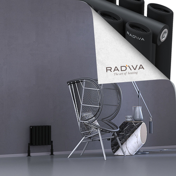 Radiva - Tano Radiateur En Aluminium 300x340 Noir