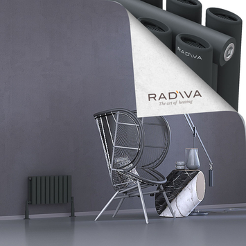 Radiva - Tano Radiateur En Aluminium 300x514 Anthracite Foncé